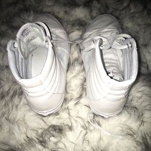 White Old School Vans